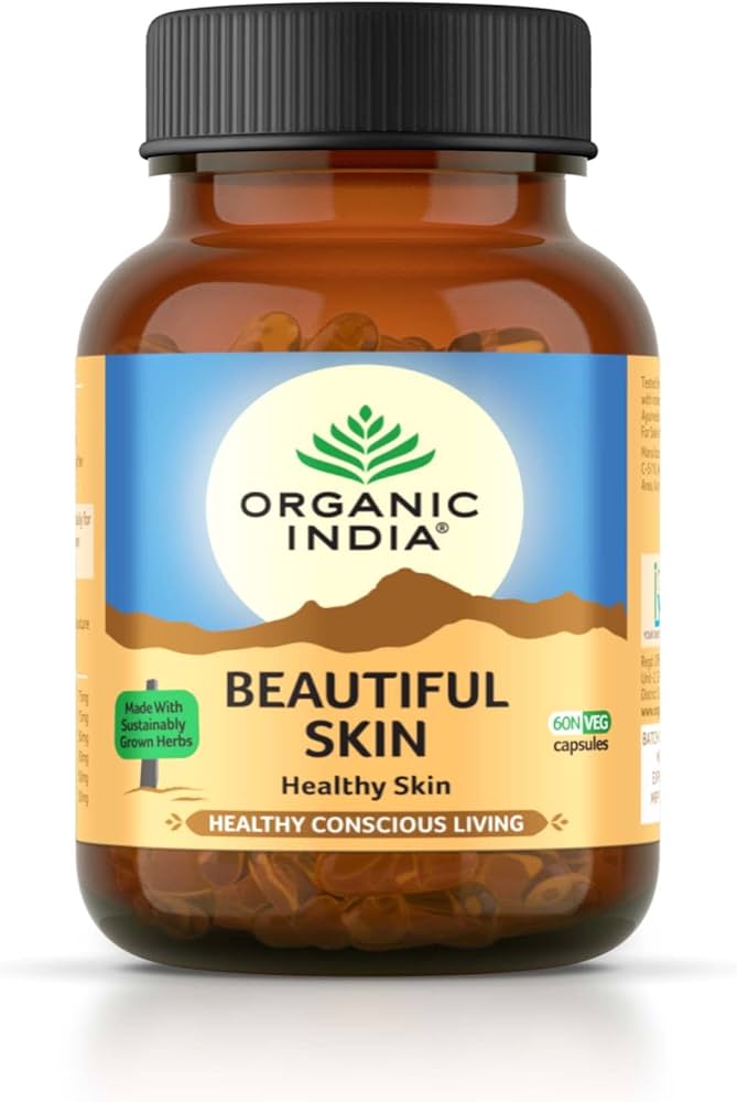 ORGANIC INDIA BEAUTIFUL SKIN 60 CAPSULES